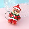 Nuevo llavero navideño, oso navideño, árbol navideño, muñeco de nieve, bolso colgante, pequeño regalo navideño.