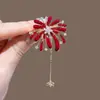 Broche de Caballo de Tela Roja para Mujer, Modelo Nuevo para el Año del Caballo, Adecuado para Decorar Suéteres y Bufandas, Accesorio de Pin