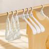 Percha plegable de plástico sin costuras para el hogar, antideslizante, de hombros anchos, multifuncional, portátil, para viajes, segunda percha de almacenamiento de fábrica
