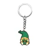 Centenas de St. Pingentes de Chaveiro Dia de São Patrício, Decorações de Chaveiro Chapéu Verde DIY de Borracha Macia em PVC, Itens de Presente