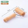Rodillo puntual para masa, rodillo de madera maciza de una mano, rodillo ahorrador de trabajo, rodillo, envoltura para bollos, envoltura para dumplings