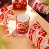 Pegatinas de Doble Felicidad para Bodas, Pegatinas Selladoras Autoadhesivas, Artículos para Bodas, Cajas para Frutas y Dulces, Pegatinas para Huevos, Decoración y Arreglo de la Habitación de Bodas