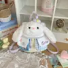 Mochila de Conejo de Peluche Linda Estilo Japonés Mochila Pequeña de Conejo Lolita para Niñas Mini Mochila Escolar de Dibujos Animados