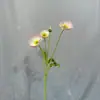 4 Cabeças de Papoulas Artificiais Estilo Ins Arranjo de Flores de Chão para Salão de Casamento Arranjo de Flores para Casa Adereços de Janela Flores Artificiais