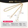 Kochi Mahjong accesorio de cadena para bolso mini de presbicia Cadena extendida de perlas para bolso con correa de cadena para el hombro bajo el brazo bandolera para llevar en la mano