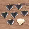 Polvo de Cebolleta DIY Joyería de Aleación Accesorios Pequeños Dorado KC Esmalte Goteo de Aceite Encanto Corazón de Amor Estrella de Cinco Puntas Luna Colgante con Brillo
