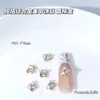 Desenho Animado Torção Combinação Liga Manicure Vídeo Trevo da Sorte Cor de Doce Misturado Unha Joias Acessórios Atacado