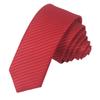 Corbata de Mano de Poliéster de 5CM 6cm para Hombre Mujer Color Sólido Estrecha Vestido de Negocios Jacquard Corbata Estrecha Raya Venta al por Mayor