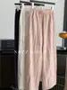 Pantalones Rectos de Lino Lyocell Tencel 2026 para Mujer, Ligeros Transpirables de Primavera/Verano, Corte Holgado Adelgazantes Casuales Largos