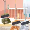 715 Escoba de Acero Inoxidable para el Hogar Combinación de Escoba y Recogedor Cubo Juego Barrer