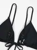Nuevo traje de baño bikini Comercio exterior europeo y americano transfronterizo sexy push up color liso bikini de dos piezas traje de baño de calidad para mujer