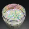 Pó de Brocado Nuvem Camaleão de Alta Transparência, Fragmentos de Pó Camaleão Óptico, Pó de Opala de Grau Cosmético Resistente a Solventes, Fábrica de Pó de Gelo