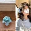 Retrato de Menina Headwear de Flores Grampo de Cabelo com Flores Férias na Praia Flor na Cabeça Acessórios para Exame Celebridade da Internet Ao Vivo Acessórios de Cabelo de Peônia
