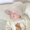 Sombrero Fino de Primavera y Otoño para Bebé con Ala Ancha para Protección Solar Sombrero de Princesa para Bebé Niña Recién Nacido Lindo Súper Lindo Sombrero de Palacio Verano