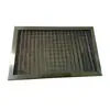 Máquina de filtro de malla corrugada de acero inoxidable resistente a altas temperaturas, a prueba de polvo en sala de máquinas, lavable, filtro de aire de malla corrugada metálica