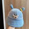 Sombrero de Sol para Bebé Gorra de Pana Gruesa de Invierno para Niños y Niñas Protección Solar para Bebé de Primavera y Otoño Sombrero de Pescador Cálido
