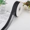 2.5cm versión coreana del nuevo tul brumoso hecho a mano material para envolver regalos DIY flores cinta accesorios para el cabello pinza para el pelo cinta