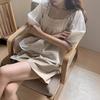 Verano 2026 Nuevo Estilo Estilo Coreano Diseño de Moda Calado Ganchillo Mangas Abullonadas Cuello Cuadrado Camisa de Muñeca Manga Corta de Verano para Mujer