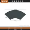 Directo de fábrica abanico creativo color piel PU marcapáginas tarjetero simple y conveniente soporte para marcapáginas de cuero