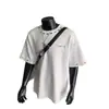 Camiseta de Manga Corta de Marca Americana de Moda para Hombre en Verano, Transpirable, Casual, Holgada, Cuello Redondo, Manga Media, Bordada, Camiseta Juvenil Talla Grande