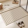 Tapete de piso de barro de diatomeas transfronterizo para el hogar, tapete de piso para baño, puerta, suciedad, inodoro, absorbente, tapete para pies, una generación de pelo