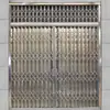 Puerta de Entrada de Acero Inoxidable Corredera a Medida, Puerta Plegable de Balcón, Puerta Corredera de Entrada para el Hogar, Puerta Corredera Telescópica