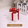 Decoración Navideña Caja de Regalo Blanca Apilada Adornos para Escaparate de Tienda de Centro Comercial de Año Nuevo Hermosos Adornos Caja de Regalo