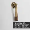 Novas Maçanetas de Madeira de Nogueira Estilo Chinês para Portas de Guarda-Roupa e Armários, Maçanetas Redondas Pequenas de Latão para Gavetas, Estilo Francês Bronze Antigo