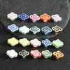 Cuentas Cerámicas de Nube Colorida Accesorios para Joyería DIY Kit de Materiales de Cuentas de Nube Propicia Accesorios Bordados a Mano para Pulseras Ropa