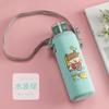 Funda de Termo de Dibujos Animados de Aspecto Elegante para Niña, Funda para Botella de Agua de Gran Capacidad para Llevar Cruzada, Anticaídas, Resistente al Desgaste y a la Suciedad