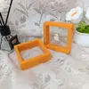 Mini Caixa Transparente para Suspensão de Joias Emblema Escolar Broche Caixa de Armazenamento à Prova de Poeira para Dedos Embalagem de Presente Pequeno Fofo para Estudantes