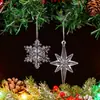 Decoraciones Navideñas, Guirnaldas de Perlas, Guirnaldas para Colgar en la Puerta, Arreglos de Escena, Colgantes de Moño Navideño, Colgantes Creativos