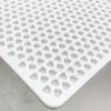 Bandeja de plástico blanco PP desechable para mascotas con forma de corazón, bandeja para voltear liofilizada, caja de ampollas para cubitos de hielo
