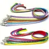 Huella Perro y Gato Correa Mascota Pequeña Correa Collar Set Cuerda para Pasear Perro Teddy Gatito Correa