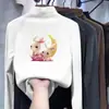 Camiseta Térmica Base de Otoño para Niñas 2025 Nueva Elegante Camiseta de Otoño e Invierno para Niños Top Grueso de Dibujos Animados