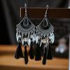 Precio Promocional al Mayoreo Aretes Retro con Borla Aretes Vintage Joyería Transfronteriza Europea y Americana