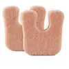 Parche Multifuncional en Forma de U de Lana de Oveja Amazon para Callos, Durezas, Ampollas, Parche para Pies Anti-Rozaduras para Hombres y Mujeres