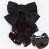Peluca para niños cola de caballo corta volumen rizado cola de caballo lazo nudo cola de caballo lindo accesorios para el cabello de princesa accesorios para la actuación cabello