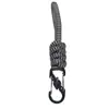 Cuerda de Gancho para Muñeca de Paracord de Siete Hilos, Correa Tejida a Mano de Liberación Rápida con Bloqueo, Hebilla de Ocho, Cuerda Anti-Pérdida para Exteriores, Gancho para Acampar