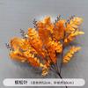 Boda Flores Artificiales Naranja Flores de Seda Boda Naranja Material de Flores Fondo de Pared Mesa Guía de Camino Arte Floral Decorativo