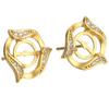 Aretes de plata esterlina 925 huecos para mujer aretes DIY huecos aretes huecos aretes huecos aretes huecos