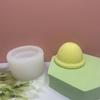 Molde de silicona para velas de aromaterapia con forma de bola de lana, ideal para hacer velas con forma de gorro de lana, para hornear y decorar pasteles.