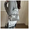 Bolso de Moda Estilo Coreano para Mujer 2026 Nuevo Bolso de Hombro Texturizado de Nicho Bolso Cruzado de Color Sólido Simple de Alto Valor