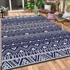 Estilo Camping al Aire Libre Alfombrilla Tejida Especial Alfombrilla Personalizada para RV Alfombrilla Estilo Camping Plegable Alfombrilla Decorativa para Suelo de Jardín y Patio