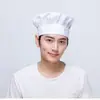 Chapéu de chef masculino e feminino chapéu de trabalho de chef para padaria, confeitaria, sobremesas chapéu alto de tecido chapéu de chef branco puro