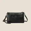Bolso de Cuero Suave para Mujer de Venta Caliente Transfronterizo, Bolso Cruzado Nuevo, Bolso para Mamá de Mediana Edad, Versátil de Gran Capacidad para el Trabajo, Bolso Pequeño Cuadrado de Hombro