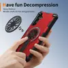 Soporte de Carga Inalámbrica Magnético para Coche Samsung S25Ultra Funda para Teléfono Móvil Giratorio Giroscopio S24Fe Cubierta Protectora