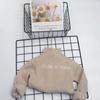 [em estoque infantil macio elástico anti-pilling malha base camisa suéter outono e inverno versão coreana de cor sólida para meninos e meninas