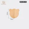 Puxador de guarda-roupa infantil feito de madeira de faia, design fofo de coelho e urso de desenho animado, puxador de porta de armário de madeira maciça