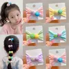 Gomas para el pelo M-bean color dopamina para mujer, cuerdas para el pelo de alta gama para niños, gomas para coleta alta, accesorios elásticos versátiles para el pelo estilo coreano